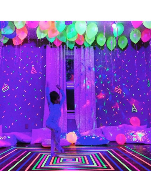 kit 60 globos Latex Lizo con luz Led