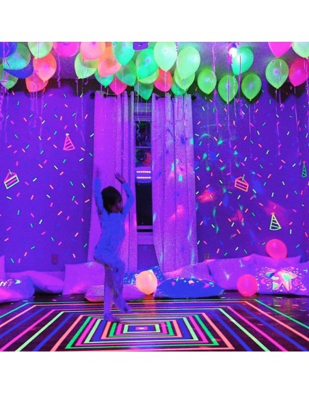 kit 60 globos Latex Lizo con luz Led