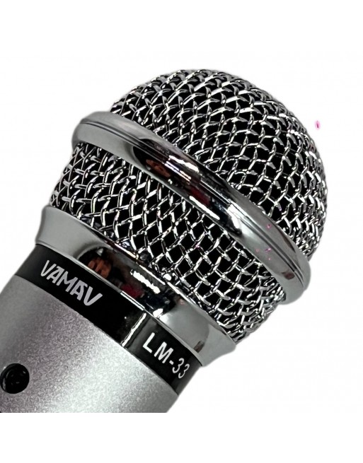 Mini Microfono Dinamico Gris VAMAV LM-33E