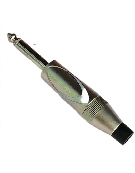 PLUG CONECTOR TRS 6,3MM CON RESORTE