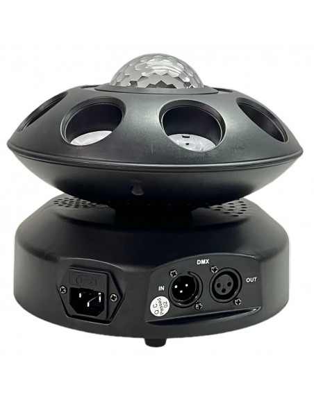Flying Moon efecto LED giratorio RGBW