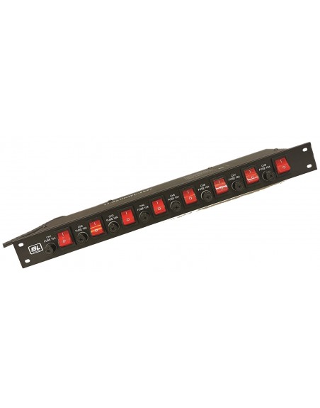 Barra Multicontacto Para 10 Aparatos fusible independie...