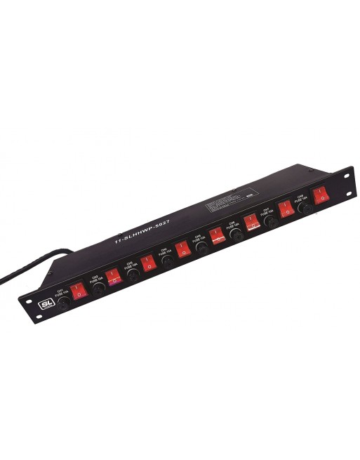 Barra Multicontacto Para 10 Aparatos fusible independie...