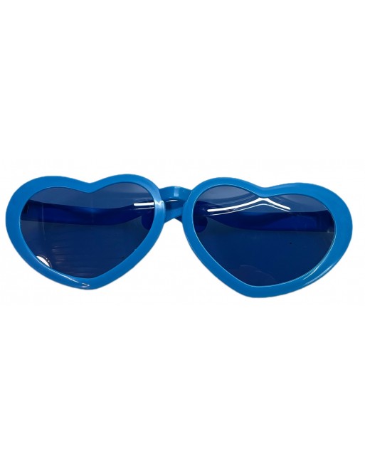 12 Lentes Gigantes corazon de Plastico para batucada