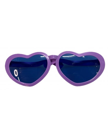 12 Lentes Gigantes corazon de Plastico para batucada