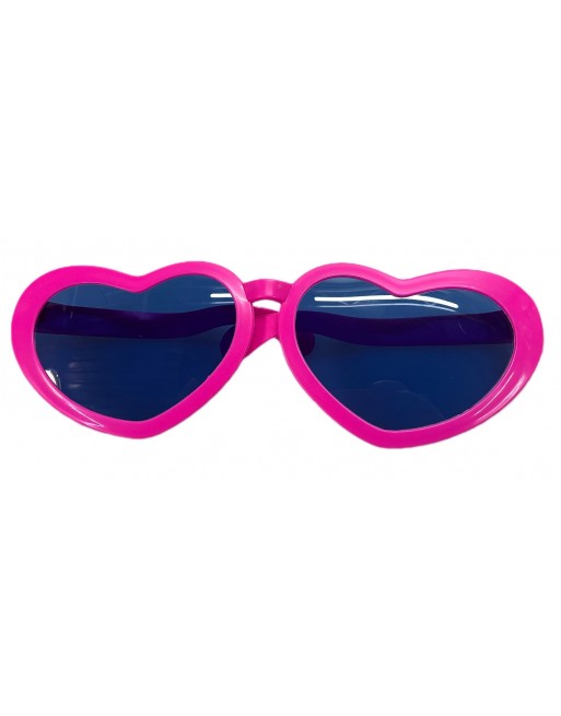 12 Lentes Gigantes corazon de Plastico para batucada