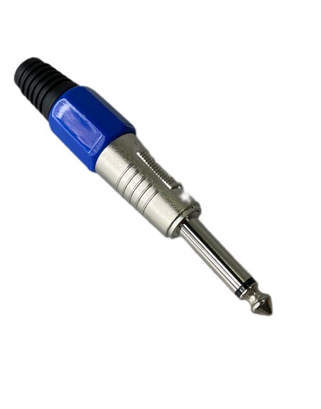 PLUG CONECTOR TRS 6,3MM CON RESORTE