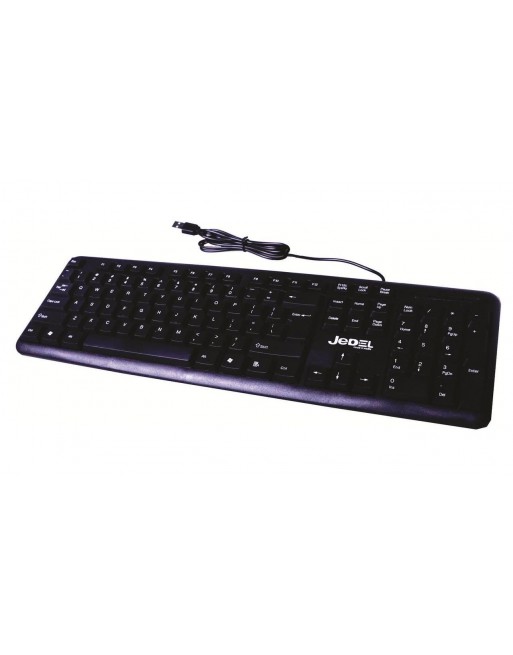 TECLADO ALAMBRICO USB MULTIMEDIA K11 PC LAPTOP