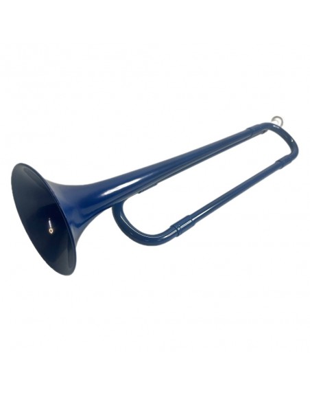 Trompeta Azul Corneta De Plastico Banda De Guerra