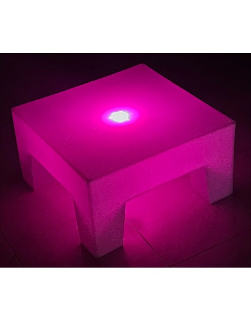 Mesa U Mini Iluminada Sala Lounge Neonmania