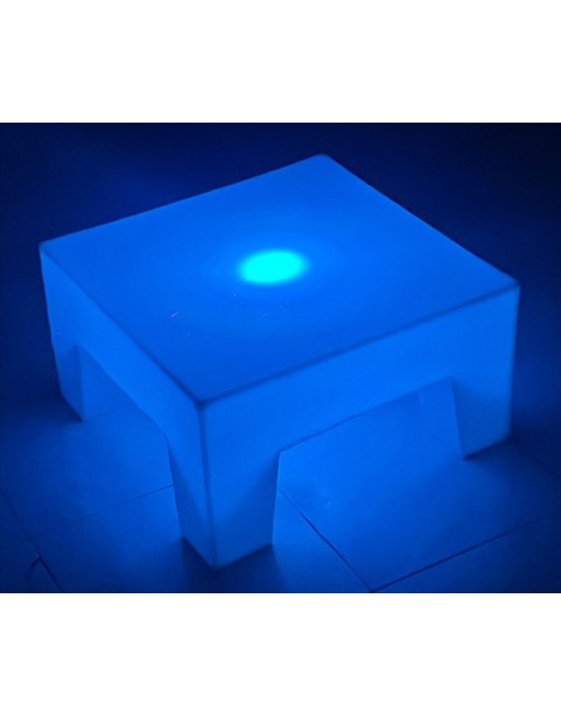 Mesa U Mini Iluminada Sala Lounge Neonmania
