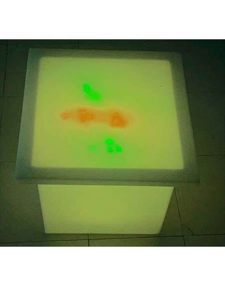 Mesa Griega Mini Iluminada Sala Lounge Neonmania