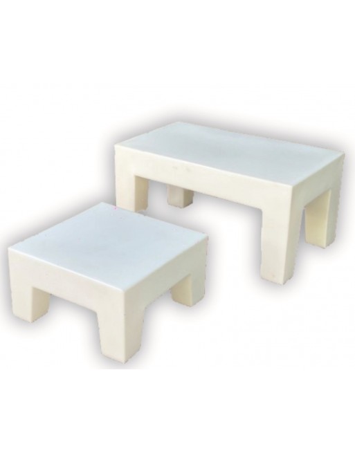 Juego Mesa U chica + Mesa U Mini Iluminadas Lounge Neonmania
