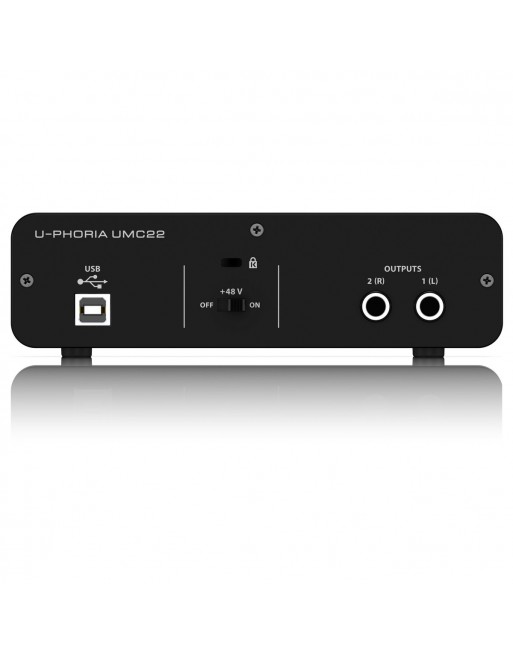 Interfaz Interface De Audio Behringer UPhoria UMC22
