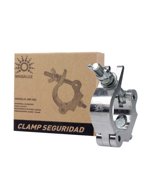 Hamburguesa De Aluminio Para Tubo De 2Pulg Soporta 200Kg