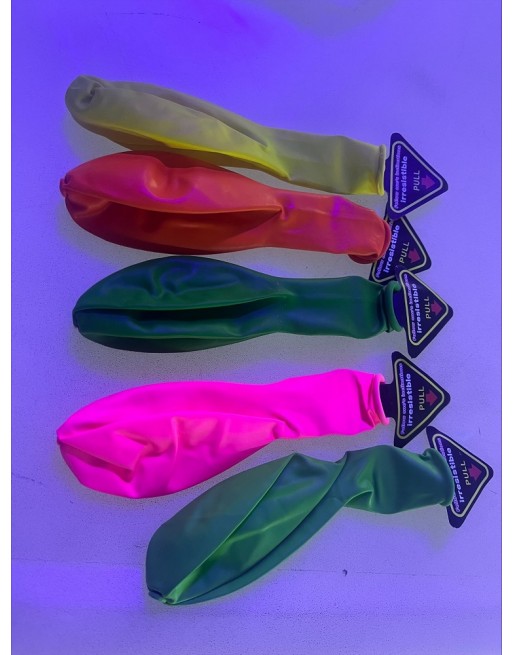 kit 60 globos Latex Lizo con luz Led