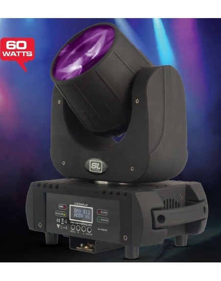 Cabeza Movil Beam60 RGBWAY LedCree 60w SL