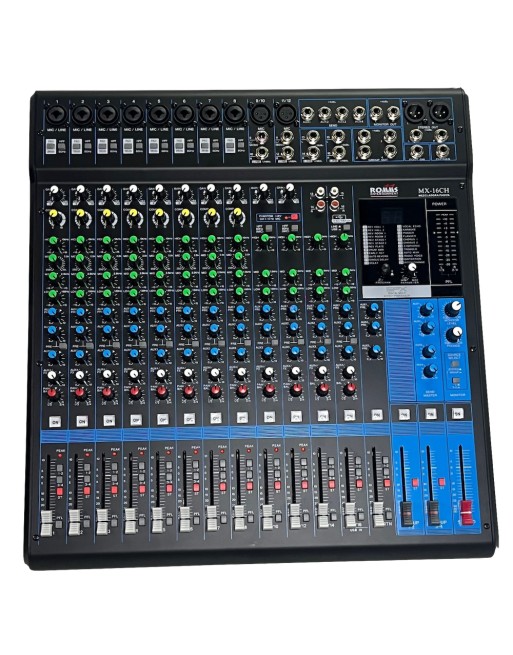OFERTA Mezcladora estereo pasiva 16 canales con efectos