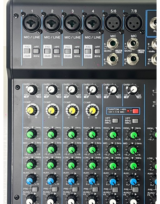 OFERTA Mezcladora estereo pasiva 12 canales con efectos