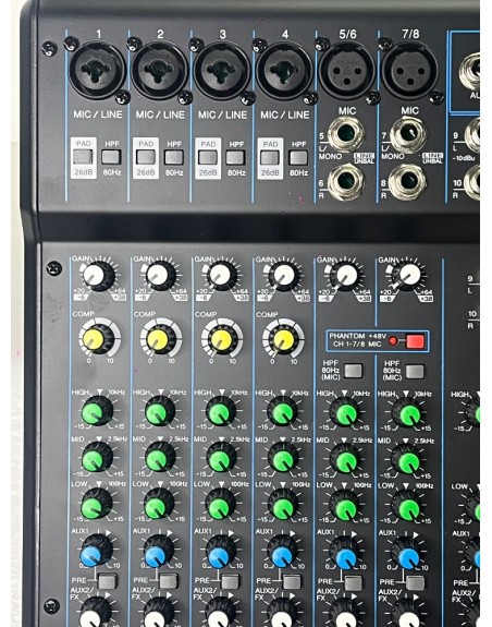 OFERTA Mezcladora estereo pasiva 12 canales con efectos