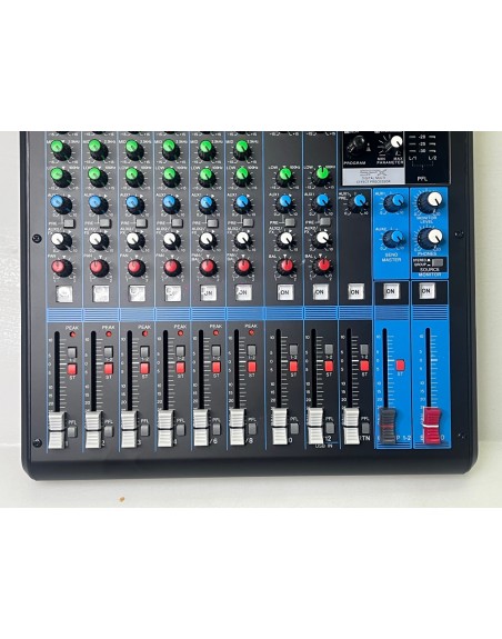 OFERTA Mezcladora estereo pasiva 12 canales con efectos