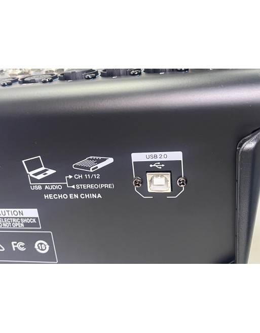 OFERTA Mezcladora estereo pasiva 12 canales con efectos