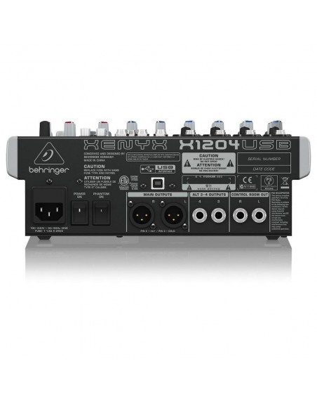 Mezcladora Usb Behringer Xenyx X1204usb P Estudio O Grupo Dj