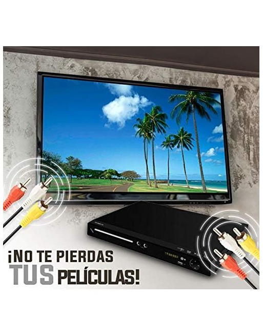 Cable 3 RCA a 3 RCA para Audio Y Video 1.7 Metros de Nickel Plateado