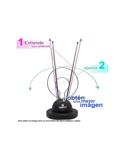 Antena De Conejo Hd Tv Para Interiores AN-9503