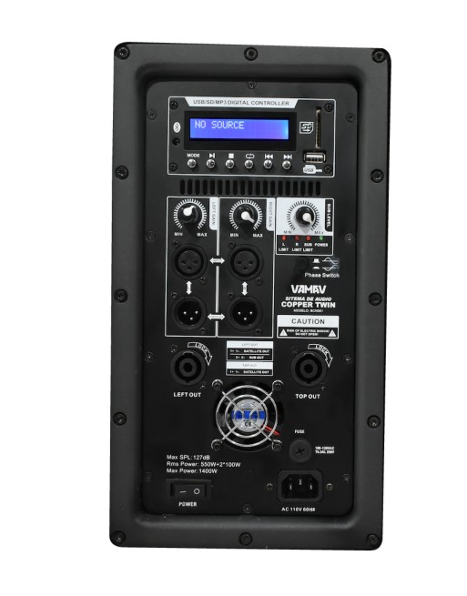 Sistema de sonido Profesional Vamav CooperTwin 700w RMS