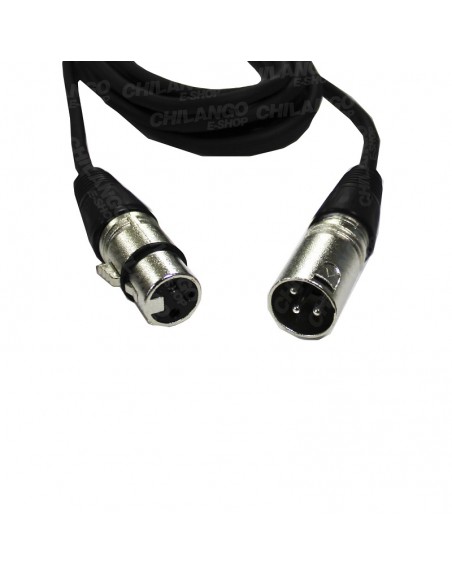 Cable Extension XLR Canon macho A XLR Canon hembra 4.5 Mt