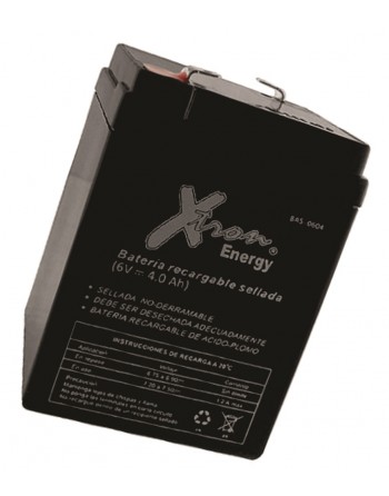 Casil Batería de repuesto de plomo ácido sellada recargable de 6V 4Ah (1  paquete)
