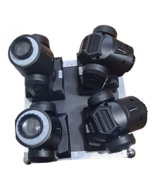 Case 4 Cabezas Moviles Minispot Led XLM30 SL PRO