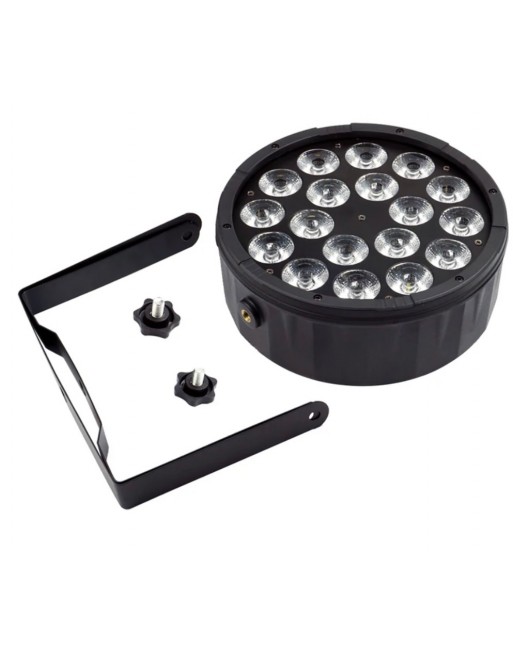 Cañon ParLED 18x10w 4en1 RGBW metalico