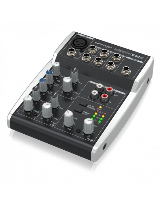Mezcladora Behringer 502s pasiva Analógico Interfaz USB Para Streaming