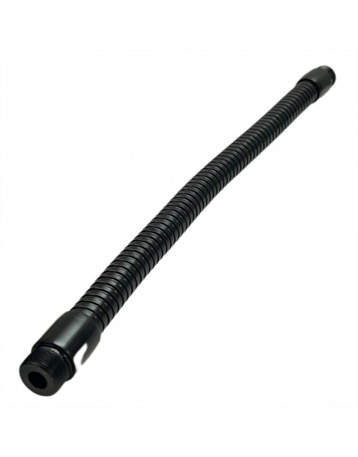 Cuello De Ganso Negro 30cm Macho - Macho Para Micrófono