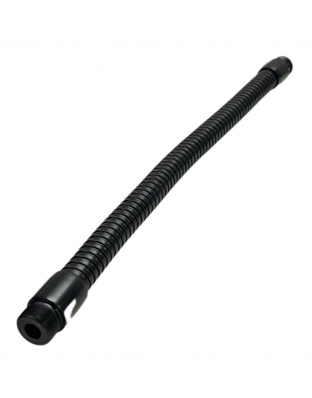 Cuello De Ganso Negro 30cm Macho - Macho Para Micrófono