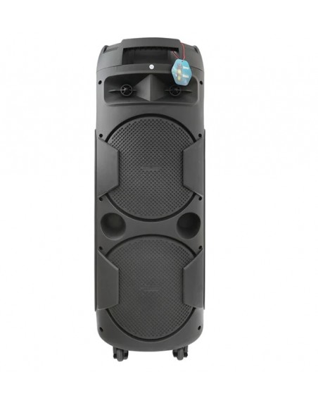 Bafle Amplificado Recargable 8 Bluetooth Usb Luz Led