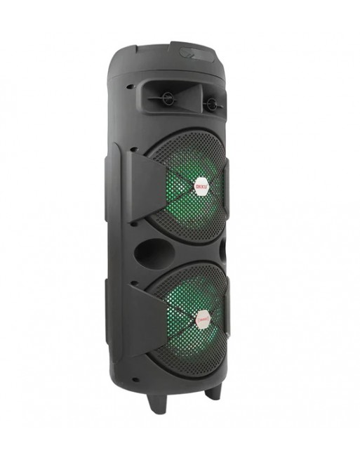 Bafle Amplificado Recargable 8 Bluetooth Usb Luz Led