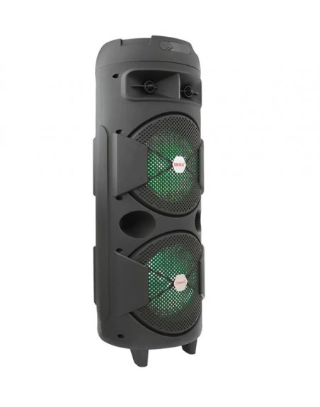 Bafle Amplificado Recargable 8 Bluetooth Usb Luz Led