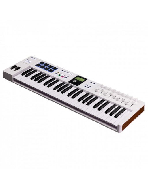 Teclado Controlador MIDI USB Arturia KEYLAB ESSENTIAL 49 MK3 Blanco