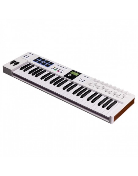 Teclado Controlador MIDI USB Arturia KEYLAB ESSENTIAL 49 MK3 Blanco