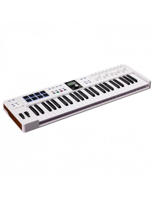 Teclado Controlador MIDI USB Arturia KEYLAB ESSENTIAL 49 MK3 Blanco