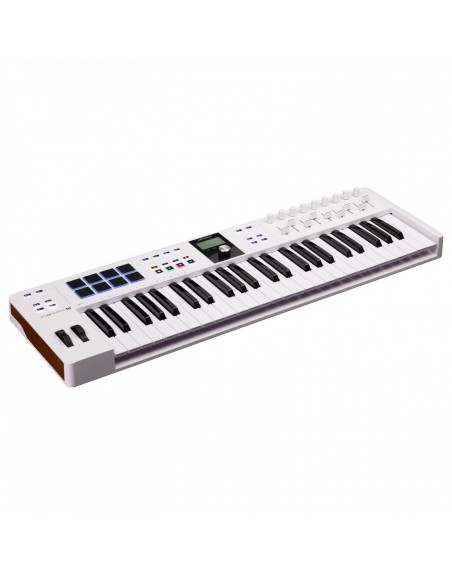 Teclado Controlador MIDI USB Arturia KEYLAB ESSENTIAL 49 MK3 Blanco