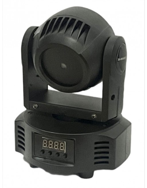 Mini Cabeza Robotica Cristalball + Laser Multipuntos + Estrobo