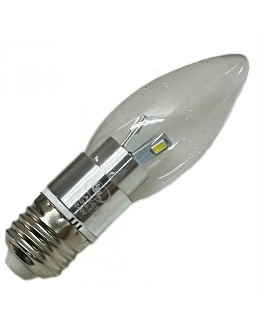 Foco Led Tipo Vela E27 3W Blanco Frio