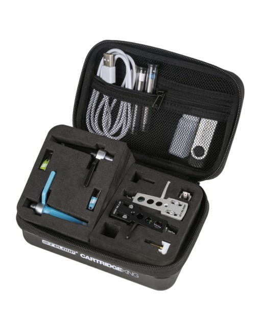 Estuche case DJ porta usb cabezales agujas cable CARTRIDGE KING reloop