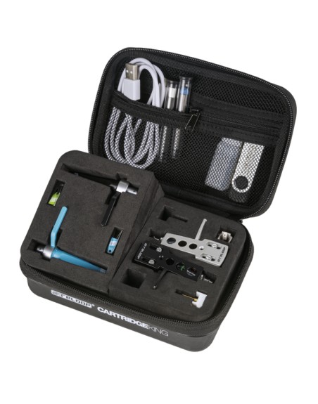 Estuche case DJ porta usb cabezales agujas cable CARTRIDGE KING reloop