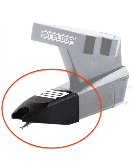 Aguja Fonocaptora Reloop Stylus Om Black