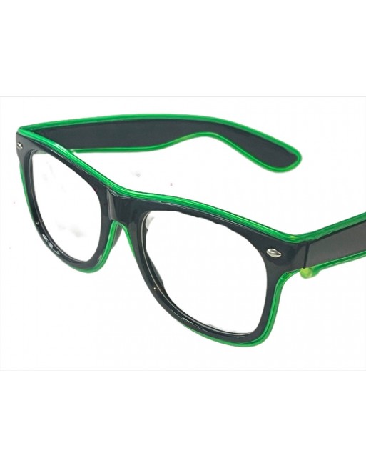 Lentes cable neon verde 3v